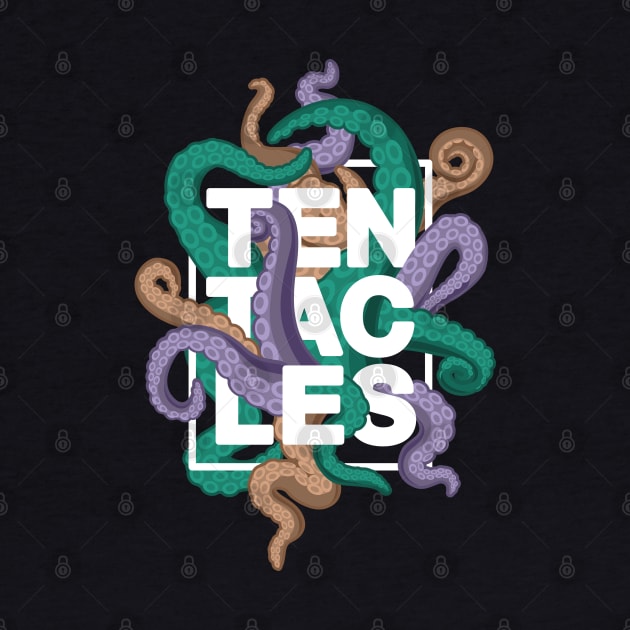 Tentacles – Multicoloured (white-out) by andrew_kelly_uk@yahoo.co.uk